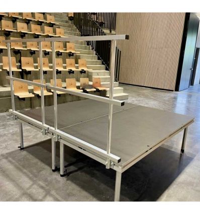 Garde-corps du praticable pour scène Quick Lock