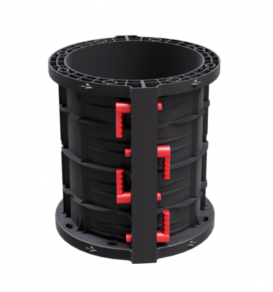 Geotub panel rond pour poteau