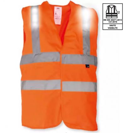 Gilet Haute visibilité avec Led