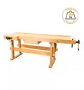 Table établi bois avec étaux
