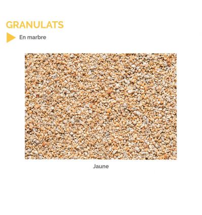 Granulats en marbre pour résine gravillonnée