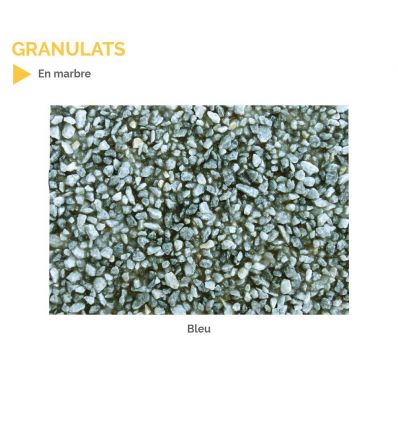 Granulats en marbre pour résine gravillonnée