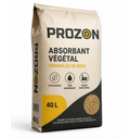Granulé absorbant végétal bois calciné