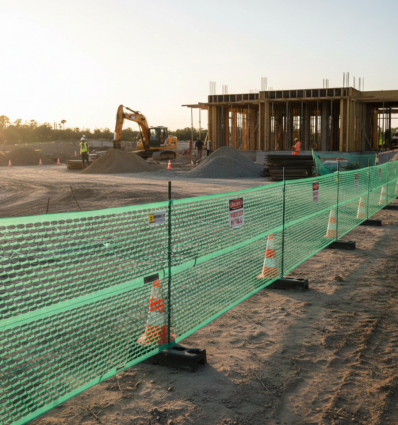 Grillage Chantier Vert, Jaune ou Bleu