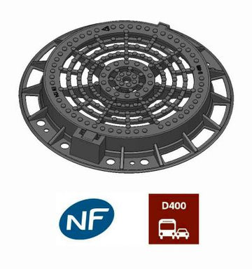 Grille avaloir ronde D400
