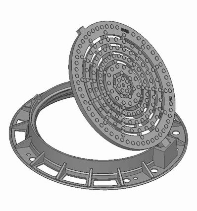 Grille avaloir ronde D400