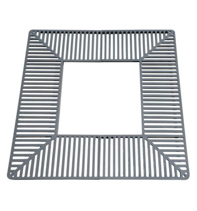 Grille d'arbre carré en acier - Silaos