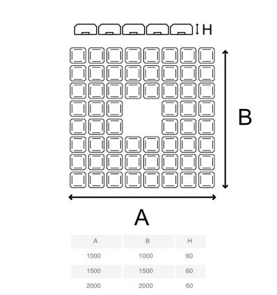 Grille d'arbre écologique
