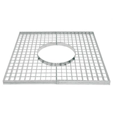 Grille d'arbre en acier galvanisé éco
