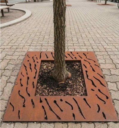 Grille d'arbre en acier premium - Venise