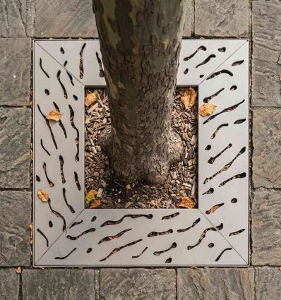 Grille d'arbre en acier premium - Venise