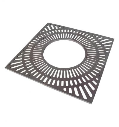 Grille d'arbre en fonte carré éco