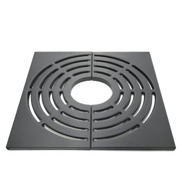Grille d'arbre en fonte carré normée PMR