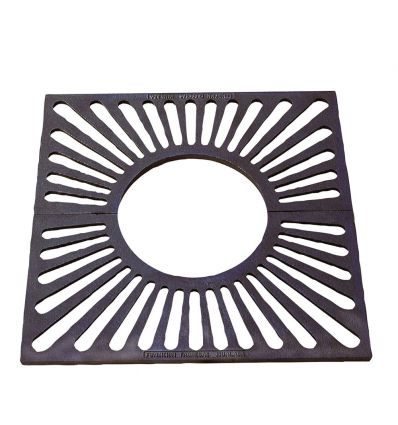 Grille d'arbre en fonte - Cuadrado