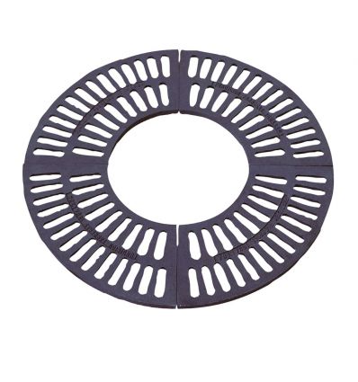 Grille d'Arbre en Fonte Ronde