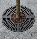 Grille d'Arbre en Fonte Ronde