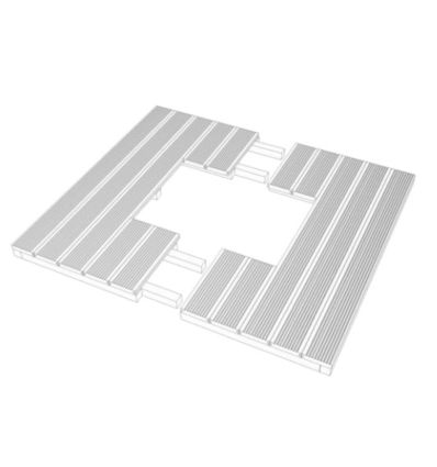 Grille d'arbre en Plastique recyclé