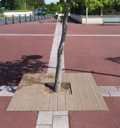 Grille d'arbre en Plastique recyclé