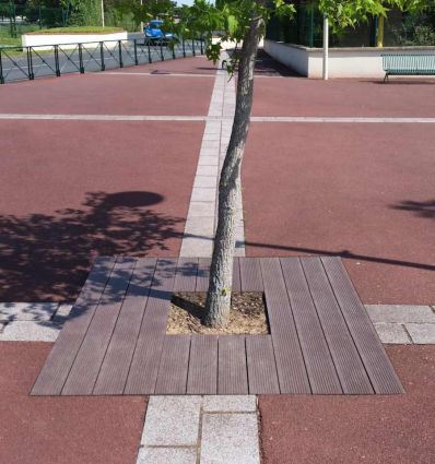 Grille d'arbre en Plastique recyclé