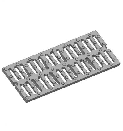 Grille pour caniveau en fonte