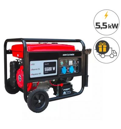 Groupe électrogène Drakkar 5500W avec kit brouette