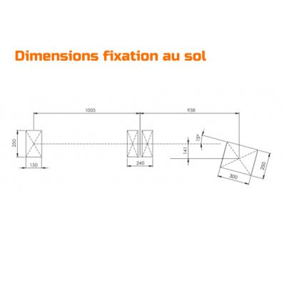 Guide Roues Camion Biseauté en Acier