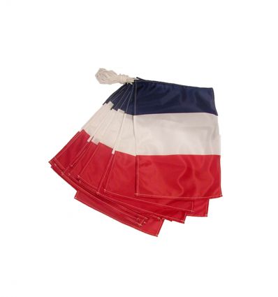 Guirlande Bleu Blanc Rouge en Plastique ou Tissu