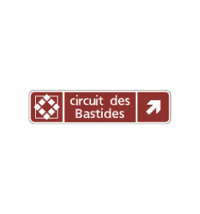 H22 - Panneau de direction d'un d'itinéraire touristique