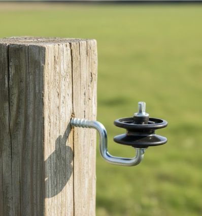 Isolateur d'angle pour fil et corde