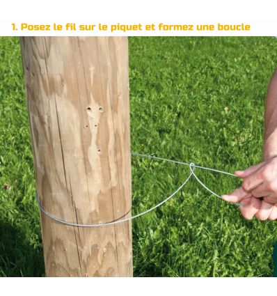 Isolateur en porcelaine pour début de ligne