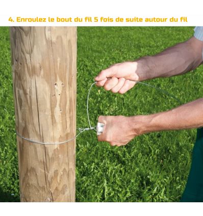 Isolateur en porcelaine pour début de ligne