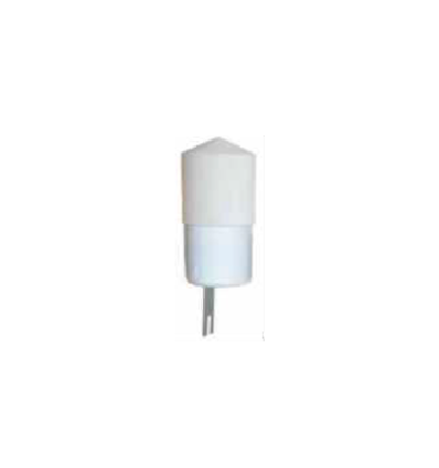 J1 - Balise de virage grise et blanche