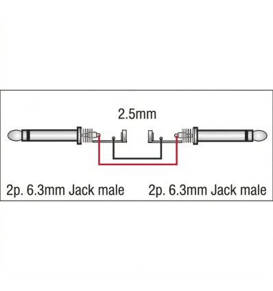 Jack to jack cable