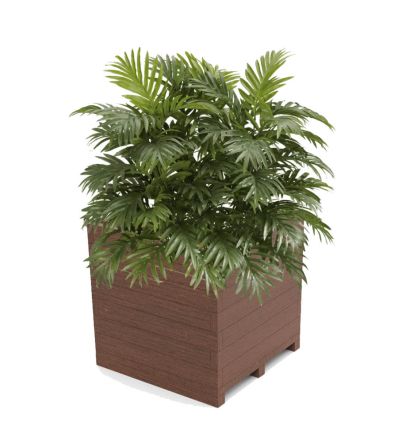 Jardinière en plastique recyclé