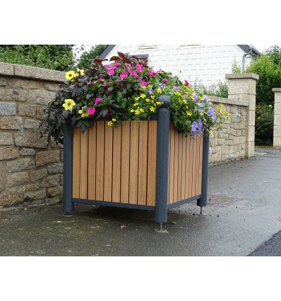 Jardinière Urbaine Carrée Stratifiée