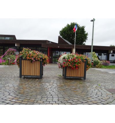 Jardinière Urbaine Carrée Stratifiée