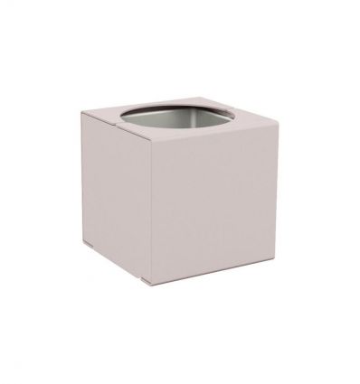 Jardinière urbaine cube en acier ou acier/bois