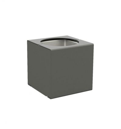 Jardinière urbaine cube en acier ou acier/bois