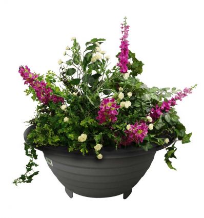 Jardinière urbaine ronde en acier