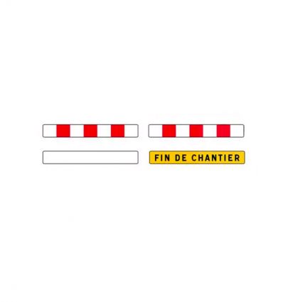 Panneau K2 - Délimitation temporaire