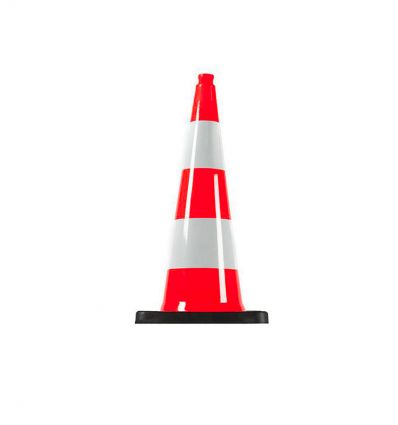 Cône de signalisation 75 cm lesté