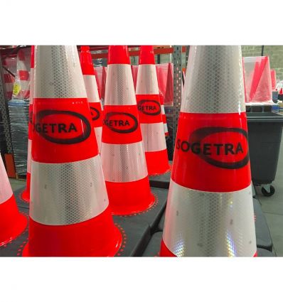 Cône de signalisation 90 cm lesté K5a