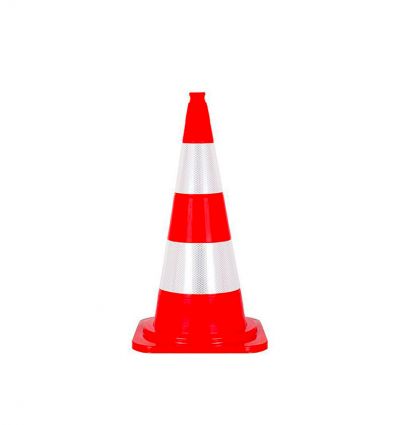 Cône de signalisation autoroute lesté 75 cm K5a