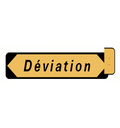 KD22a - Panneau Déviation avec Pointe Amovible