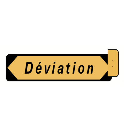 KD22a - Panneau Déviation avec Pointe Amovible