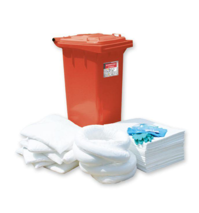 Kit d'intervention absorbant - conteneur mobile
