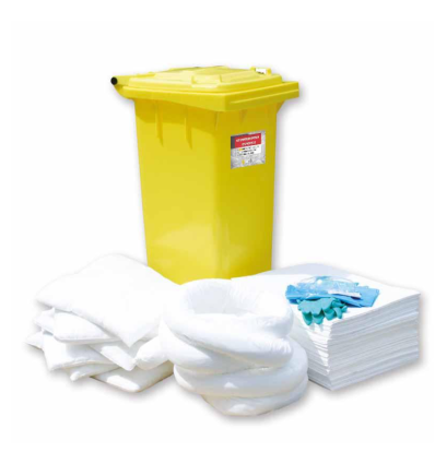 Kit d'intervention absorbant - conteneur mobile