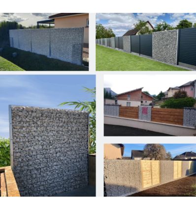 Kit clôture gabion Crapal