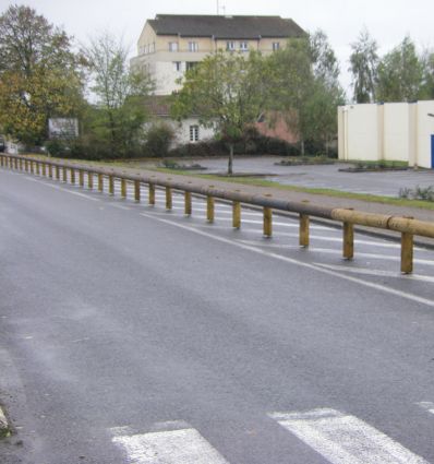 Glissière Bois parking