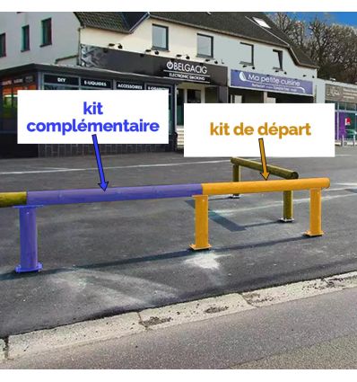 Glissière Bois parking